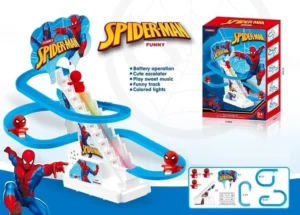 Spider Man Musical Climbing Slide Track Toy