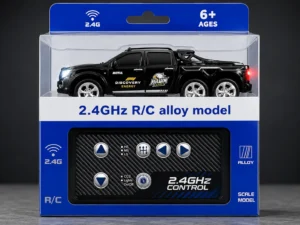 Mini Alloy Off-Road RC Car for Kids 6+ Remote Control Car Toys Strip Lights, 2.4Ghz, USB Rechargeable