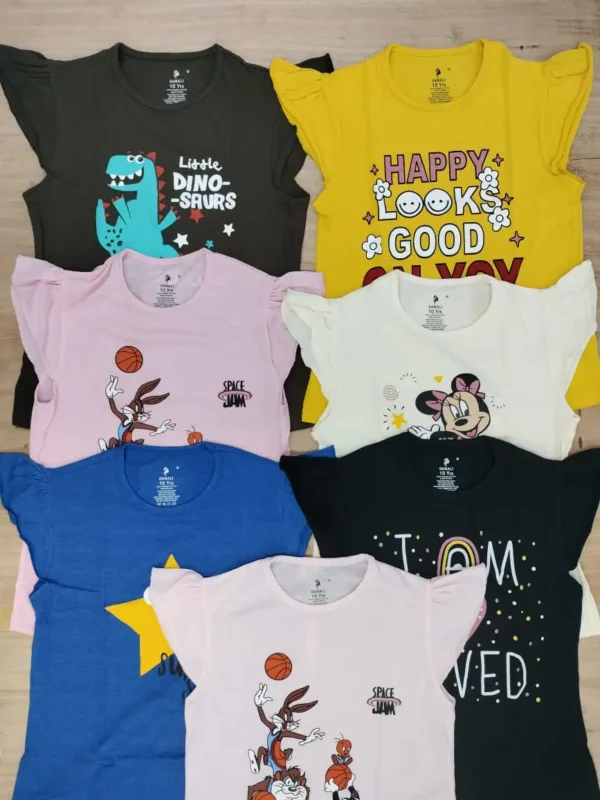 stylish girls printed t-shirts