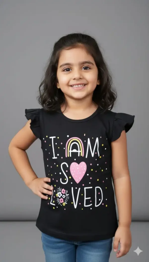 Girls Printed T-Shirt for Kids