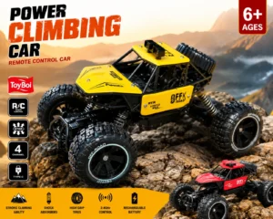 ToyBoi Power Climber RC Car – High-Speed Remote Control Rock Crawler