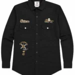black shirt front