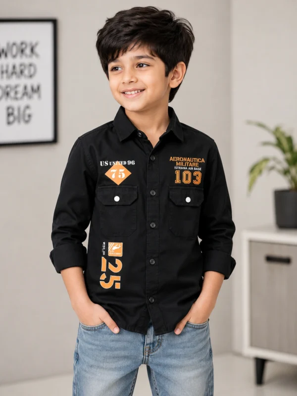 boy image black shirt