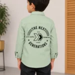 green shirt back