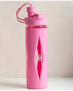Water Bottle, 580ml, with Double Sipper Cap, Leak-Proof