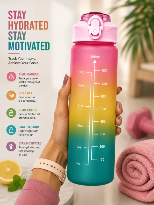 pink rainbow bottle