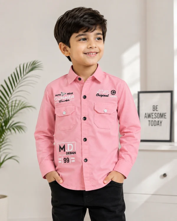 pink shirt