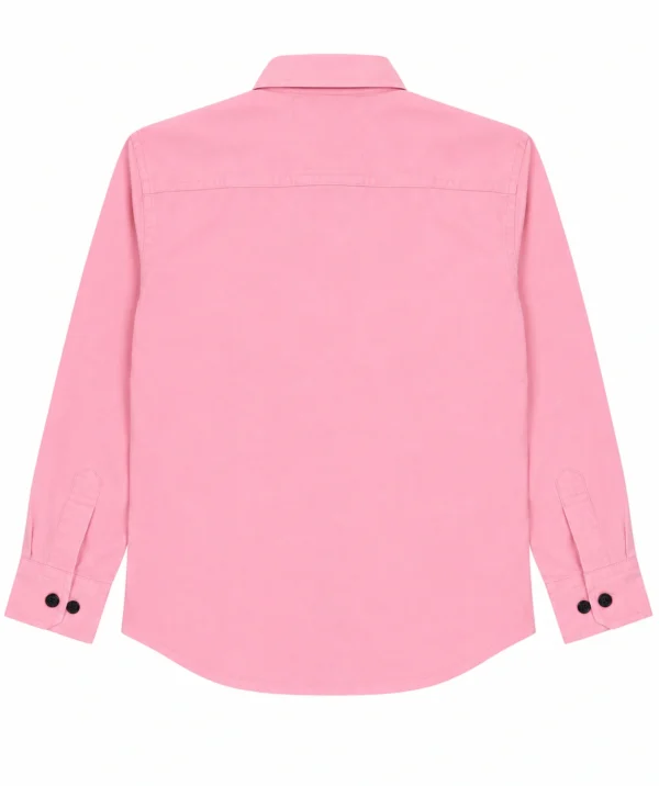 pink shirt back