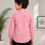 pink shirt backside