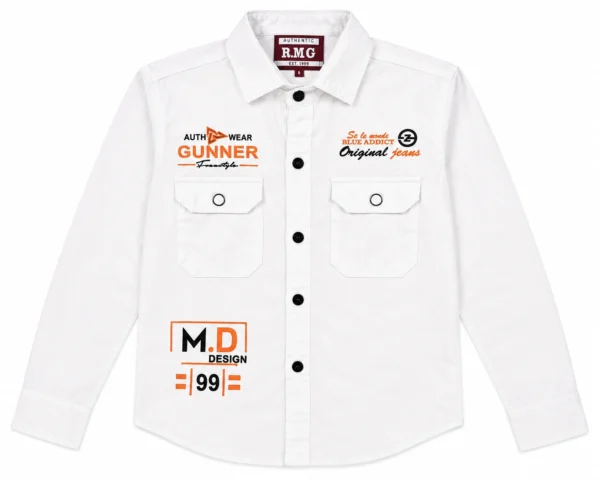 white shirt frontside