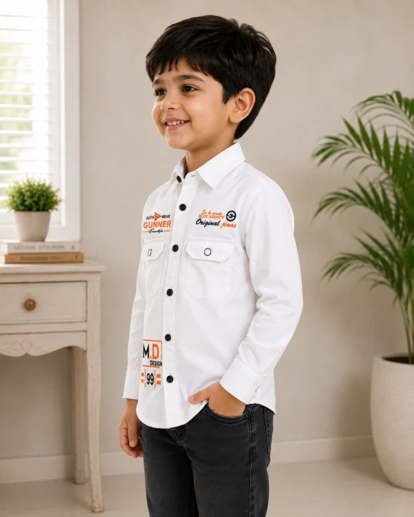 white side shirt